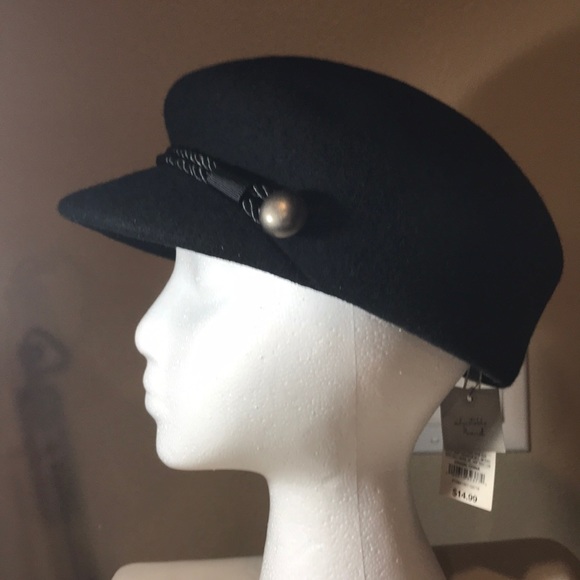 ANew Day Accessories - A New Day Black Womens Newsboy Cap
